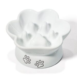 6 Inch Slow Feeder Ceramic Dog and Cat Food Bowl