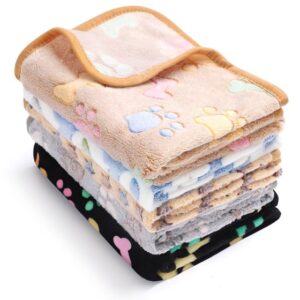 Livhil 5 Pack Dog Blankets Puppy Blankets