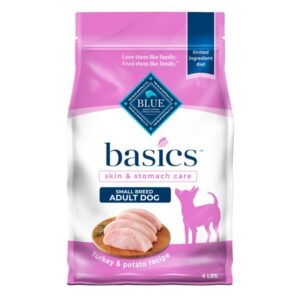 Blue Buffalo Basics Small Breed Adult Dry Dog Food, 4lb