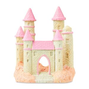 Vibrant Life Resin Aquarium Decor, Princess Castle Ornament, 4.09" x 3.14" x 5.03"